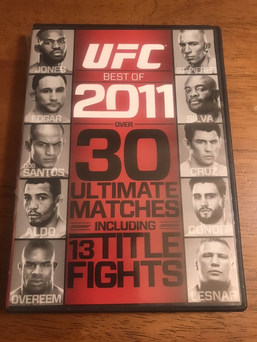 スポーツ・フィットネス UFC Best of 2011 DVD UFC-Best of 2011 - 30 Ultimate Matches - Lesnar Aldo Cruz Condit