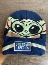 Unisex Kids Star Wars Baby Yoda UNKNOWN SPECIES" Knit Beanie
