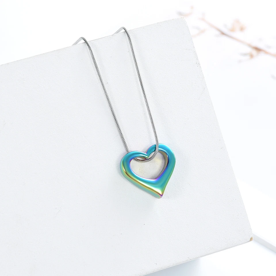 Herz Asche Anhänger Urnenketten Für Asche Kette Urne Halskette Für Asche Schmuck - Bild 4 von 4