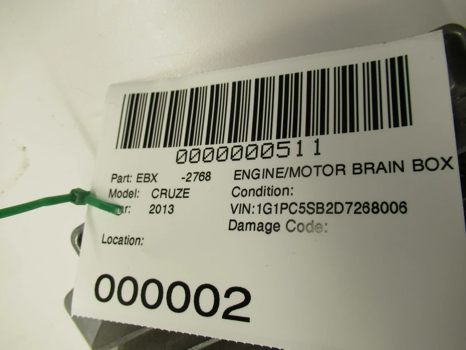 Chevrolet Cruze 2013 2014 módulo de control informático de comunicación del motor ECU ECM Foto 2 de 4