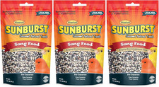 3 Pack of Sunburst Song Food Singing Encouragement Treats for Canaries, 3 Ounces