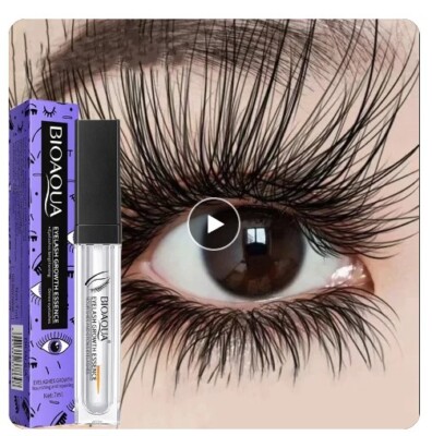 SCHÖNHEIT UND GESUNDHEIT FRAU STARKES SERUM FÜR DAS NACHWACHSEN WIMPERN HAARE