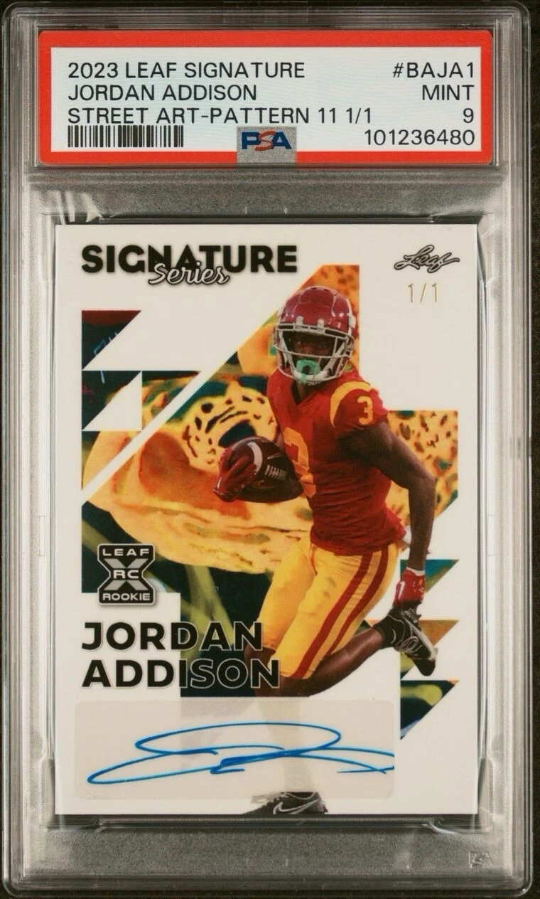 Jordan Addison Leaf Signature Series #BAJA1 Street Art-Pattern 11 1/1