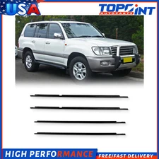For Toyota Land Cruiser Lexus LX470 1998-07 Door Window Moulding Trim Seal Belt