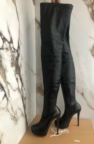 knee boots Stretch Leather 