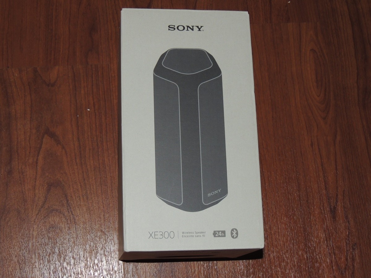 SONY ワイヤレススピーカー ブラック　XE300 新品 Sony SRS-XE300 X-Series Wireless Portable Bluetooth Speaker