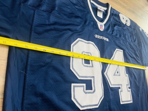 DeMarcus Ware #94 Dallas Cowboys Jersey Reebok NFL Equipment Blue Mens Size 2XL - Picture 8 of 13