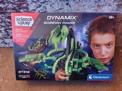 Clementoni 19213 Science & Play Build Dynamix Scorpion Power Factory Sealed Neu