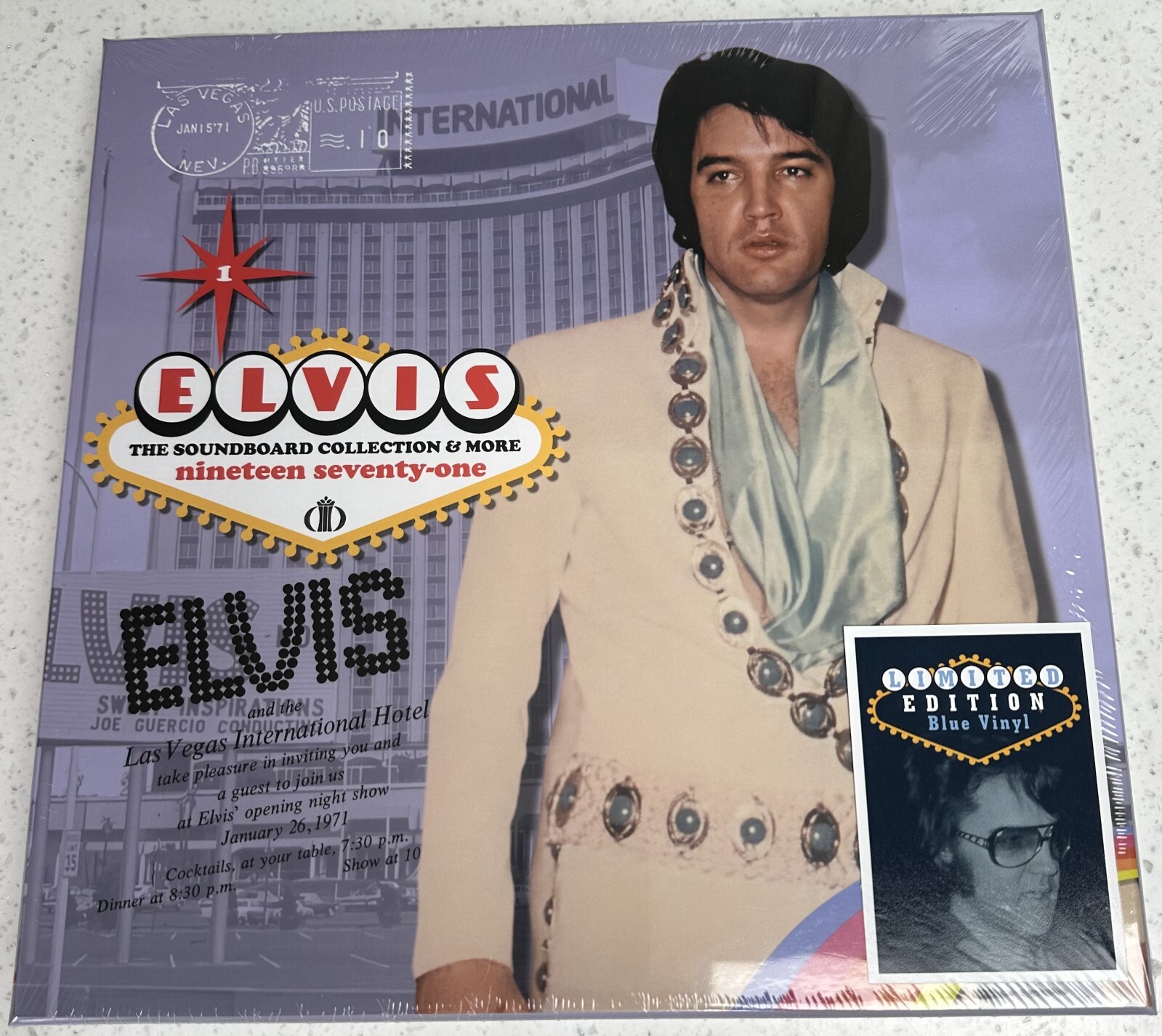 Elvis Presley 3cd & 4LP - '1971 SOUNDBOARD COLLECTION 1 -Blue vinyl - SEALED