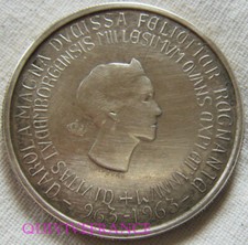 Med11882 - Luxembourg, 250 Francs Silver 1963, Millénaire