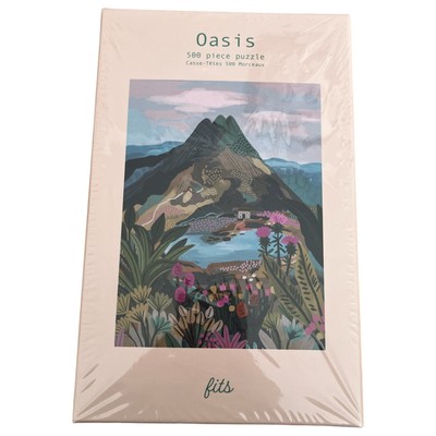 Fits Puzzles Oasis Rhi James 500 Piece Puzzle Female Artist Landscape New Sealed