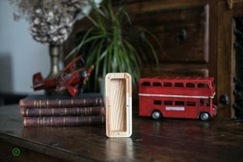 Wood Letter Piggy Bank Handmade Personalized Money Box Wood Coin Saving Medium - Picture 14 of 29