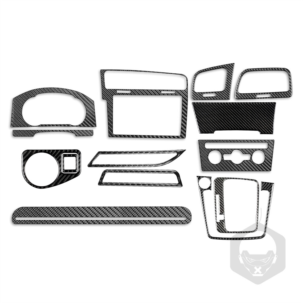 14PCS For VW Golf 7 GTI MK7 201419 Carbon Fiber Dashboard Interior Set