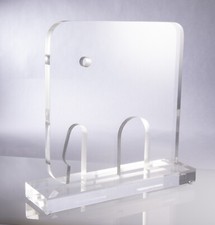 Mid Century Modern Clear Lucite Elephant Scul...