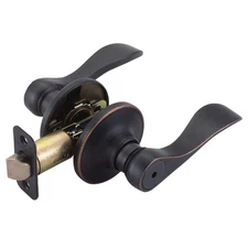 700534 Springdale Privacy Bed and Bath Door Lever Oil Rubbed Bronze