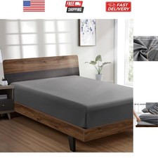 Twin Sheet - Hotel Quality - Ultra Soft  Breathable - Brushed Microfiber - D...