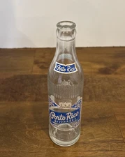 Rare Vintage PORTO RICO Glass Soda Bottle ACL Philadelphia 7 Oz.
