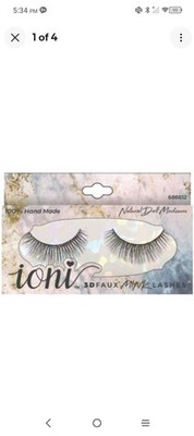 ioni 3D Faux Mink False Lashes Medium Light 