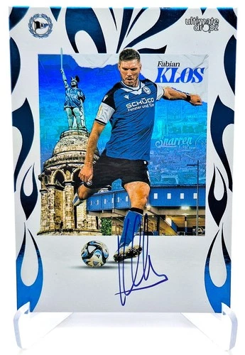 Ultimate Dropz Arminia Bielefeld 2025 Fabian Klos On-Card-Autogramm /70 Legende