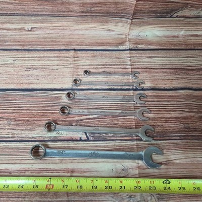 MAC Tools USA SAE Combination Wrench Set 3/8 3/4 (6pc)   Made in USA