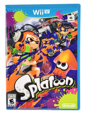 Splatoon Nintendo Wii U 2015 Complete with Manual Insert Tested