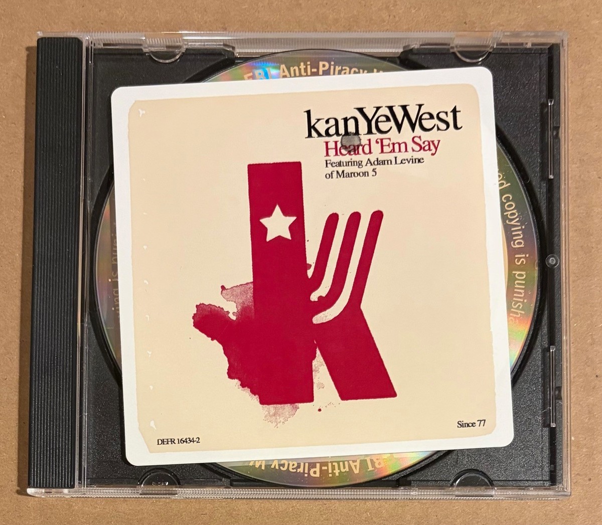 Kanye West - Heard 'Em Say RARE promo only CD single w/ radio