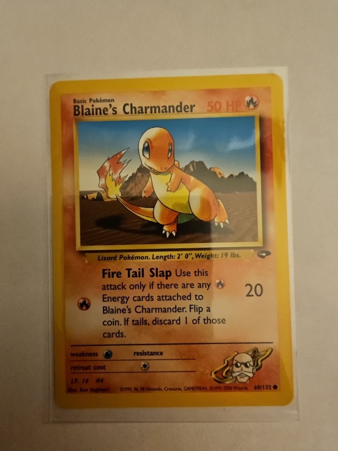 Pokémon TCG Blaine's Charmander Gym Challenge, Common Card 60/132