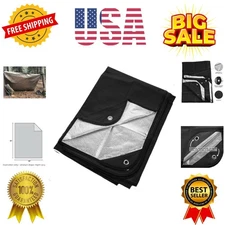 Insulated Tarp, Reusable Heavy Duty Thermal Survival Blanket – 60x82in, Refle...