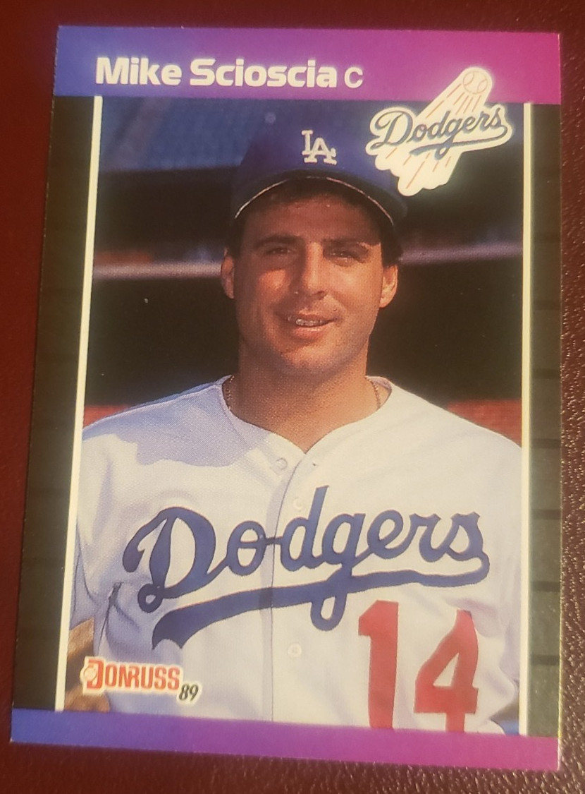 1989 Donruss #77 Mike Scioscia C Los Angeles Dodgers   ***40% off 2+