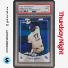 2024 TOPPS 50/50: SHOHEI OHTANI #45 CHROME BLUE REFRACTOR /150 PSA 9