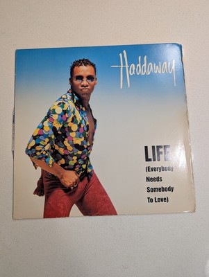 Haddaway Life everybody Needs Someone To Love LP Vinyl Rare Record