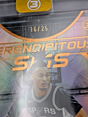2025-26 Topps 3 - Stephon Castle Serendipitous Sigs Auto Bronze 16