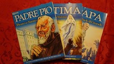 LOTTO TRE FUMETTI COLLANA AVVENTURA PADRE PIO, FATIMA E GIOVANNI PAOLO