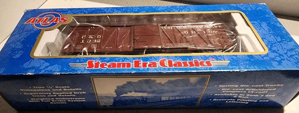 Atlas O Scale USRA Single Sheathed Box Car Chesapeake And Ohio #1342 - Image 3 of 4