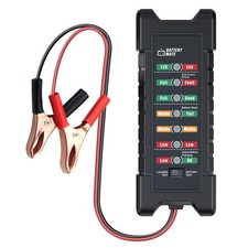 12V 24V Automotive Battery and Alternator Tester with LED Indicator