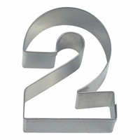 StäDter Ausstecher Zahl 2 Ausstechform PläTzchenform Keks Form Edelstahl 6.5 Cm