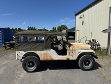 Soft Top For Willys Jeep CJ6 +Frame+Door Frame- Olive Green/Black