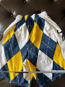 Navy And Yellow Lacrosse Shorts Men’s M