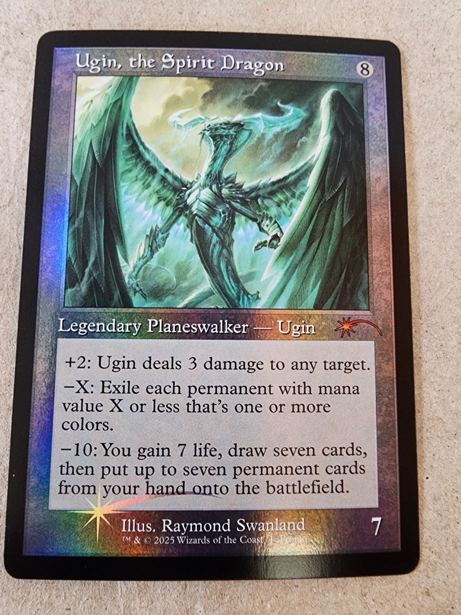 ウギン　旧枠　FOIL Foil】□旧枠□《精霊龍、ウギン/Ugin, the Spirit Dragon