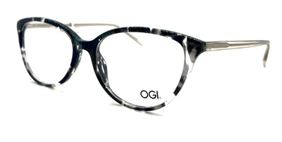 NEW OGI 15 BELOW 421 SAPPHIRE CRUNCH AUTHENTIC EYEGLASSES 54-16-140