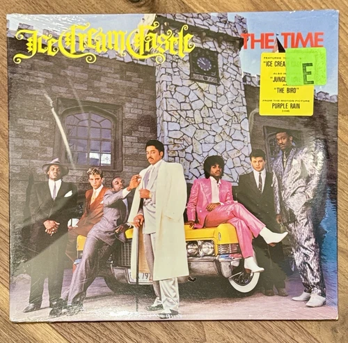 The Time - Ice Cream Castle (1984) - Hype Sticker - NEW/SEALED - Imagen 1 de 2