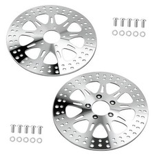Harley Brake Rotor 11.8'' Front Rotors 2 Piece Compatible with Harley Street