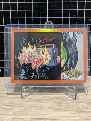 2024 Topps GPK Battle of the Bands Green Day Album Art Orange Foil 23/25 AA-12
