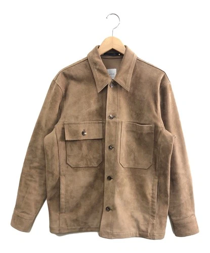 Paul Smith Leather Jacket Men's Size M Beige - product listing photo