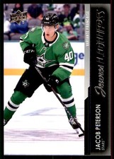 2021-22 UPPER DECK YOUNG GUNS JEUNES LOUPS JACOB PETERSON DALLAS STARS #492