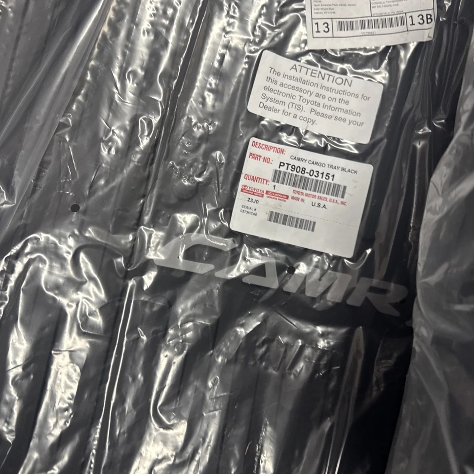 Alfombrilla forradora bandeja carga original Toyota Camry 2015-2017 OEM PT908-03151 Foto 2 de 2