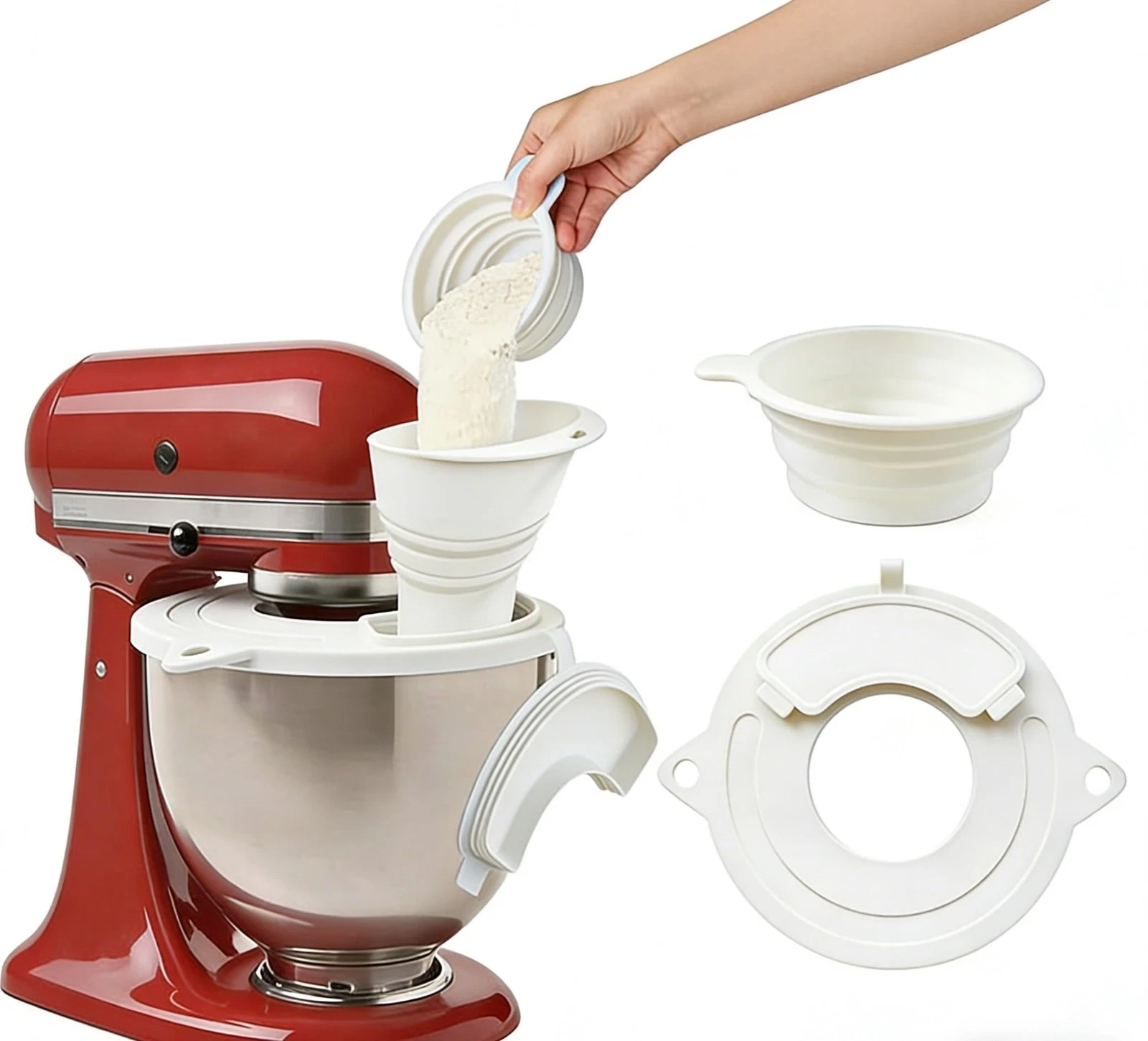 Mixer Bowl Cover & Splash Guard with KitchenAid 4.5–5 Qt Tilt-Head Stand Mixe...
Opens in a new wind