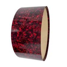 11x60'' Drum Wrap Replacement 0.46mm Pearl Red Musical Instrument Deco Sheet