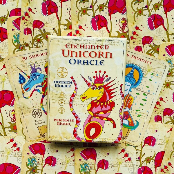 Enchanted Unicorn Oracle 36-Card Deck Kartenset Von Priestess Moon Rockpool-image