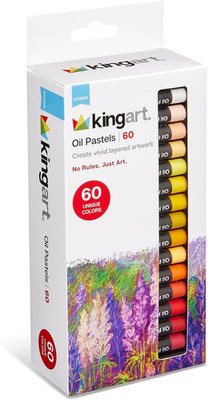 60-Piece Oil Pastels Set, Soft Oil Pastels for Art Painting, Drawing, Blending,